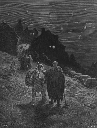 Der Seemann, verurteilt, unaufhörlich von Land zu Land zu reisen, ist auch verurteilt, seine Geschichte den Menschen zu erzählen, die er trifft, Szene aus 